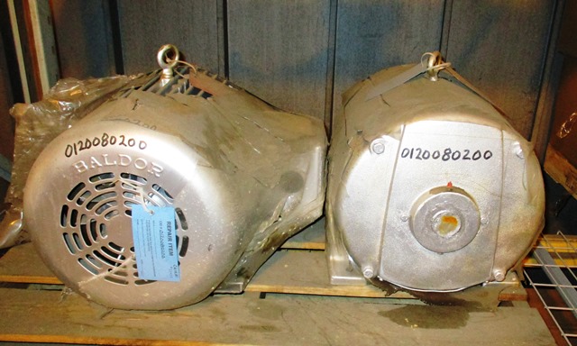 GE & Baldor 30 HP Electric Motors - 3550 RPM - 550 VAC (Qty-2 Motors)